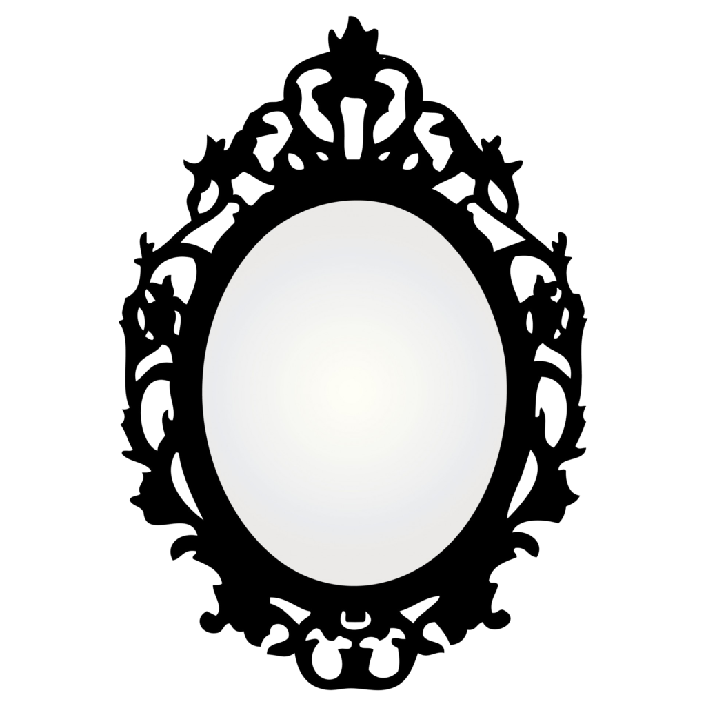 Wall Mirror Black Ornate | Personal Empowerment Today